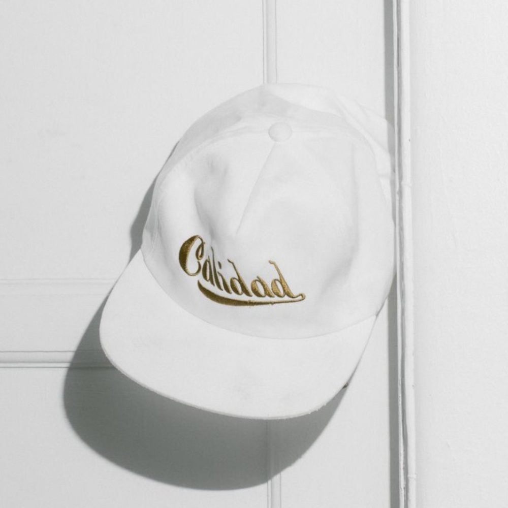 Calidad Beer White Hot Logo Cap
